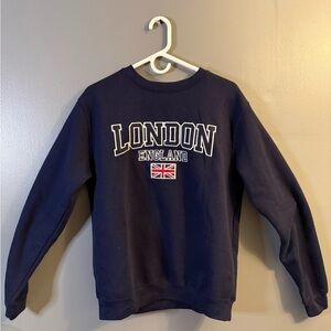 & Other Stories Navy Blue Crewneck Sweater